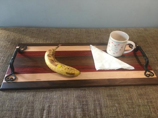 Custom Made Exotic Wood Serving Tray