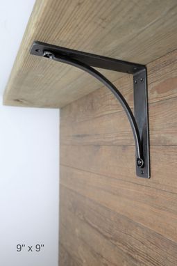 Custom Made Shelf Bracket - Metal Hand Forged Shelf Bracket -  Kitchen Shelving Corbels