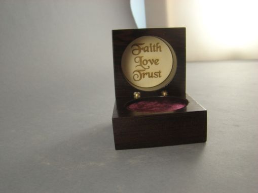 Custom Made Engagement Ring Box