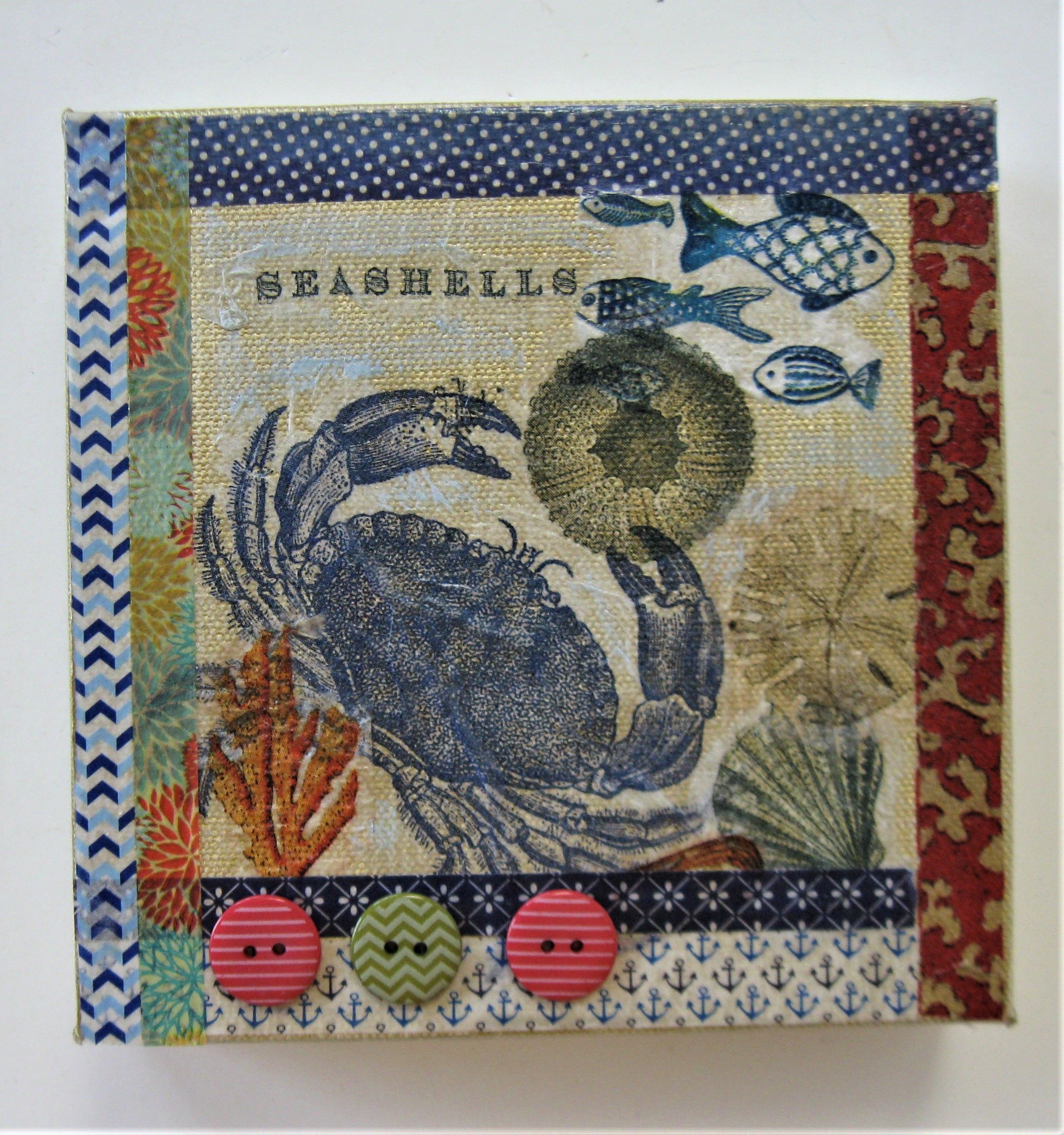 Buy Hand Made 2 Mixed Media Beach Paintings,, made to order from Brooke