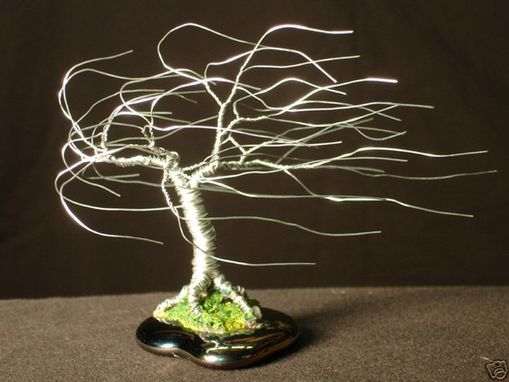 Custom Made Wind Swept - Mini Wire Tree Sculpture