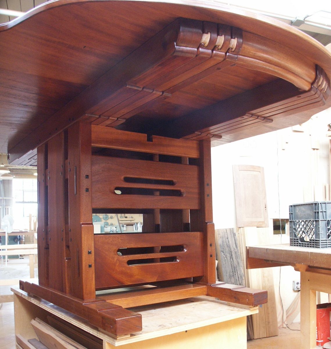 Custom Dining Room Table (Gamble House) by Paula Garbarino Custom Furniture