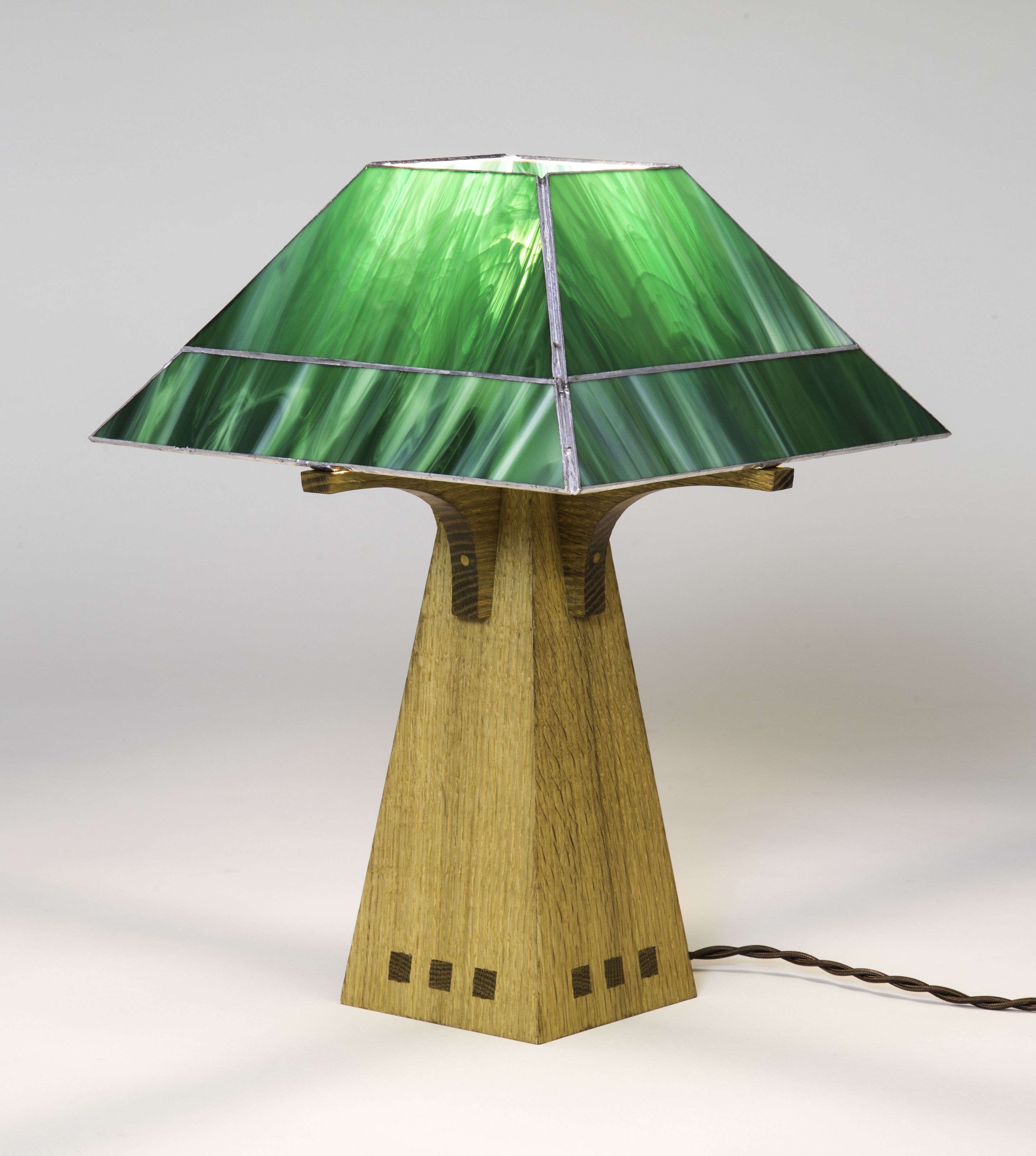 Custom Made Arts And Crafts Lamp By Littlefield Fine Woodworking 