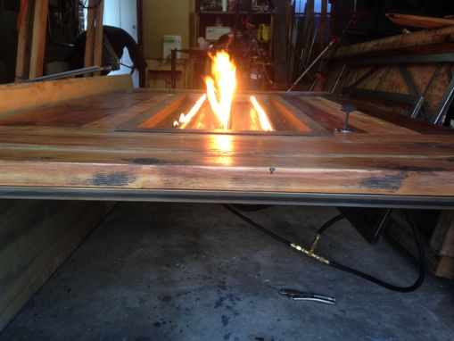 Custom Made Fire Table