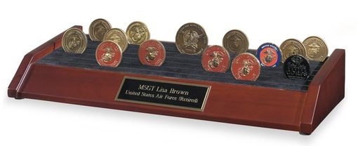 Custom Made Coin Display Cases, Coin Display, Military Coin Display