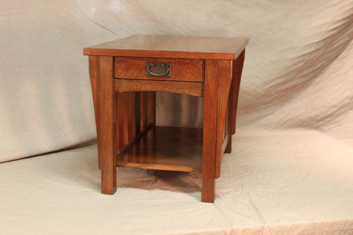 Custom Made Stickley Style Oak End Table
