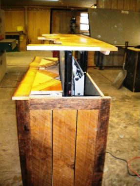 Custom Made Tv Lift Cabinet With Secret Gun Storage