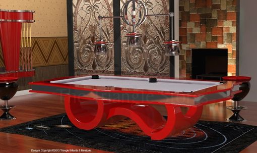 Custom Made Galaxy Pool Table By Triangle Billiards