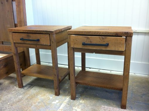Custom Made Reclaimed Wood End Tables