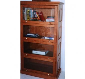 Custom Made Hardwood Amish Barrister Bookcase