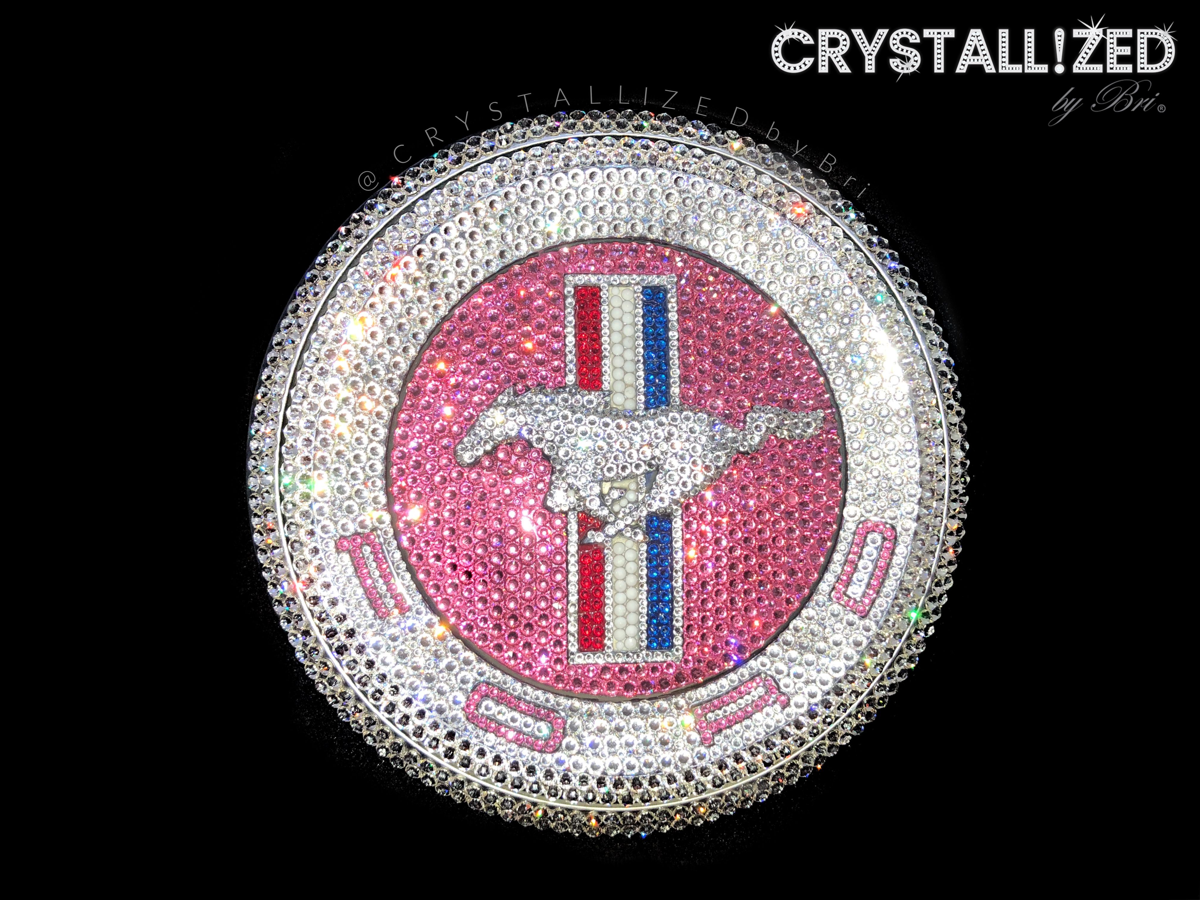 Hand Made Pink Crystal Car Emblems! Bedazzled Any Make Model Year Bling