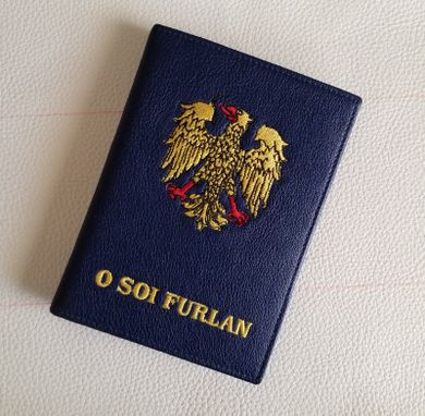 Custom Made Italian Rfid Passport Wallet