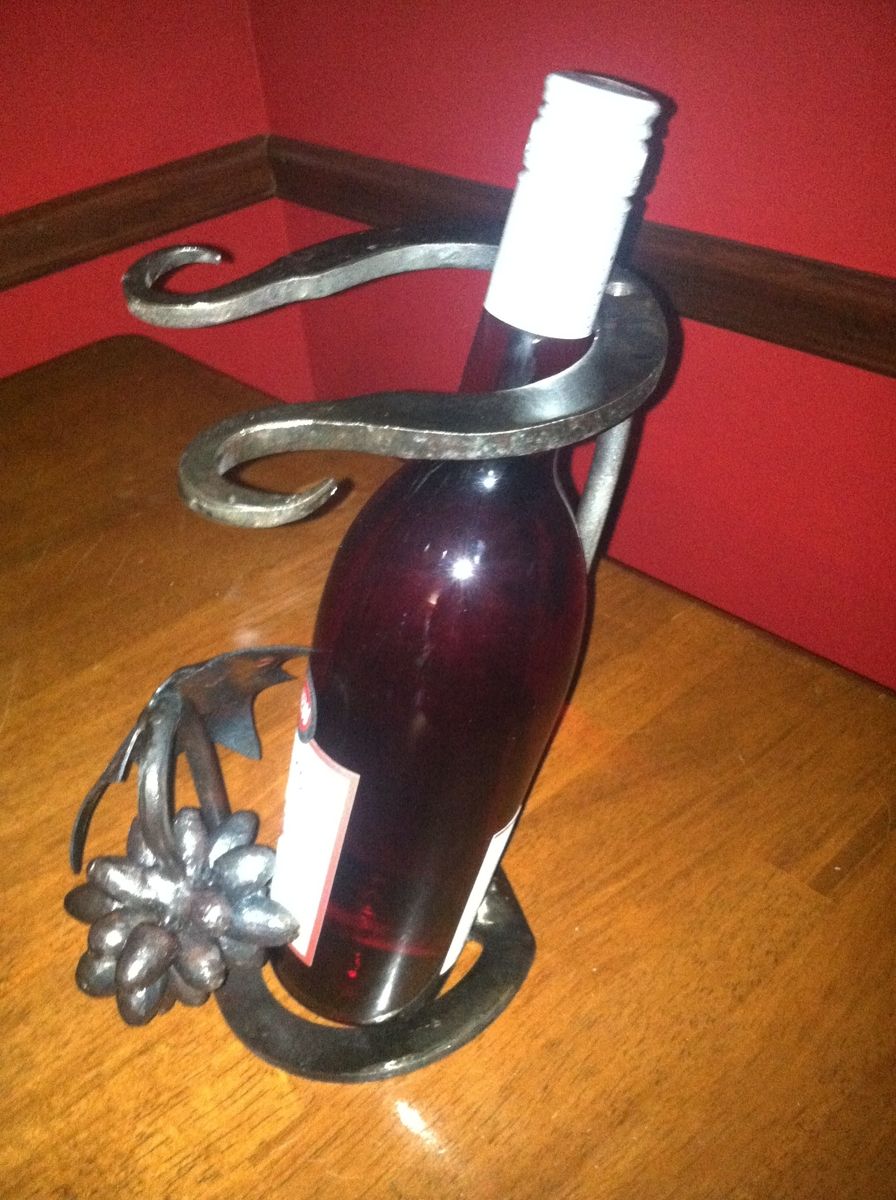 Grapes Wine Bottle Topper hand made  glass 