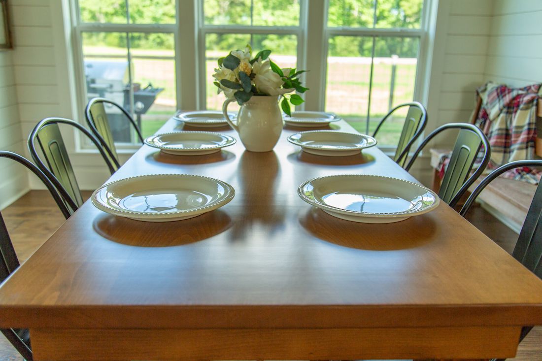 Custom Dallas Farmhouse Table by The Giving Table