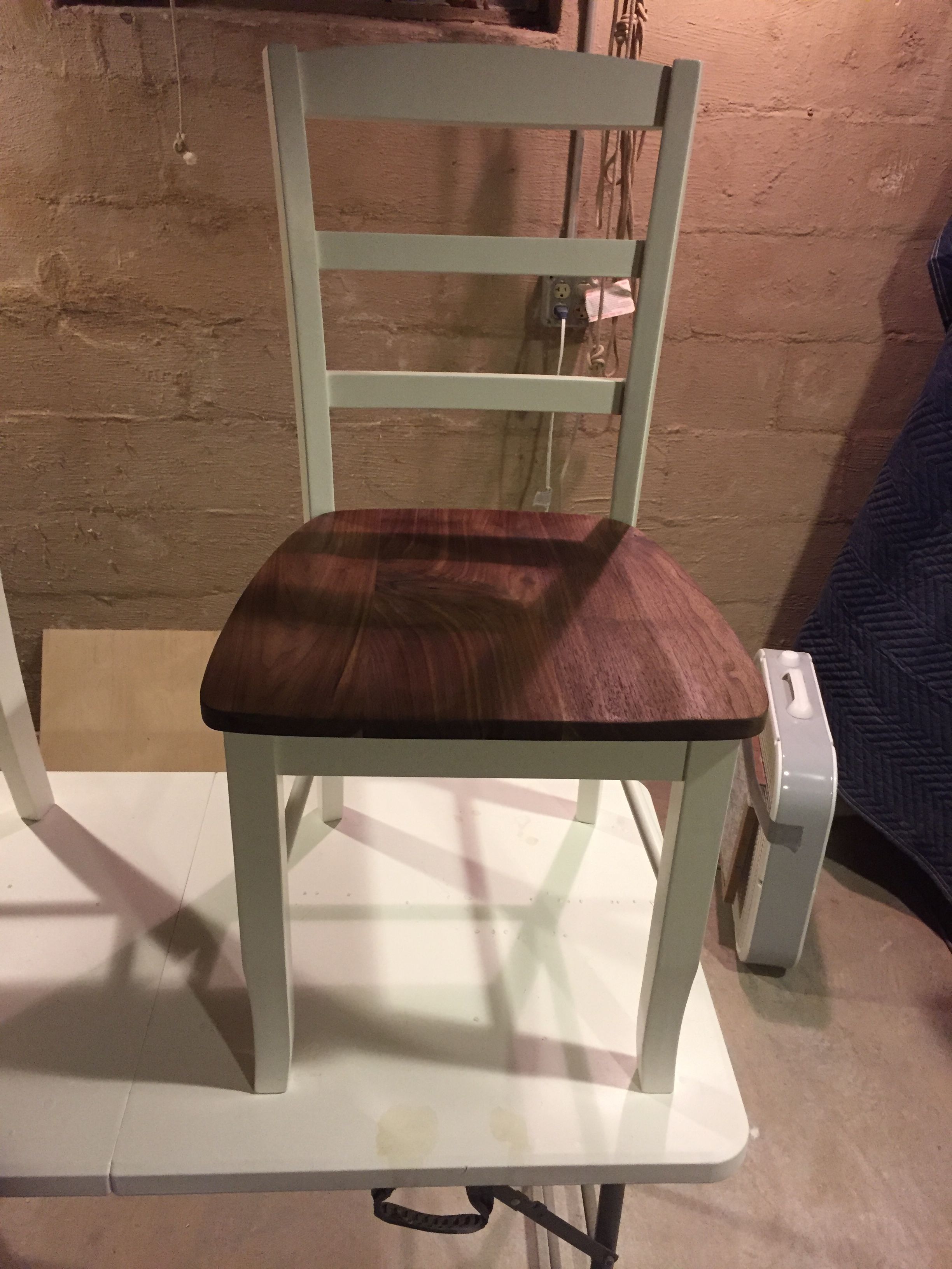 Hand Made Walnut Dining Table And Chairs by Black Beard Woodworking