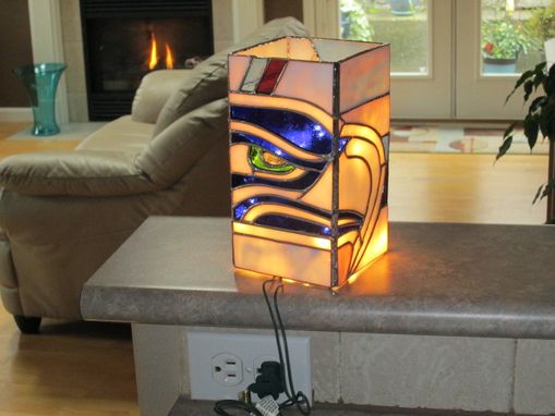 Custom Made Seahawks Lighted Vase