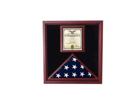 Custom Made Award And Flag Display Case Display Case