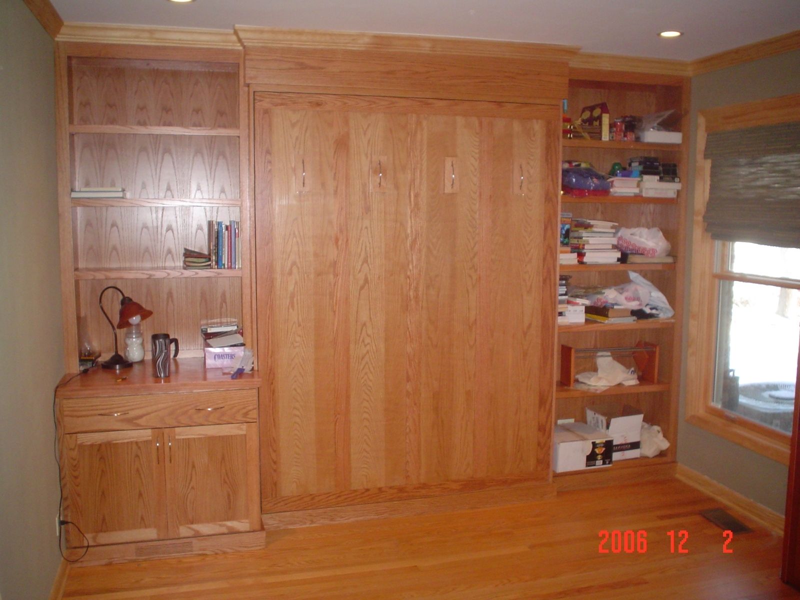Hand Crafted Murphy Bed by Jack Built Construction Corp