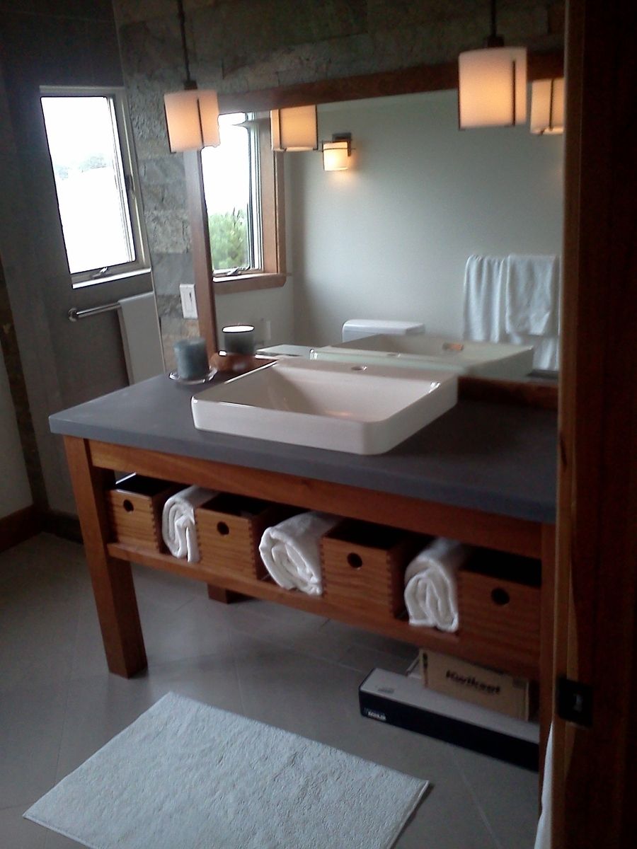 Custom Made Bathroom Vanity by Massachusetts Woodworks ...