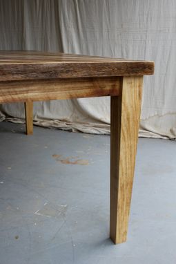 Custom Made Rustic Reclaimed & Sustainably Harvested Wood Kitchen Farm Table