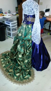 Custom Made Mardi Grais Ball Gown