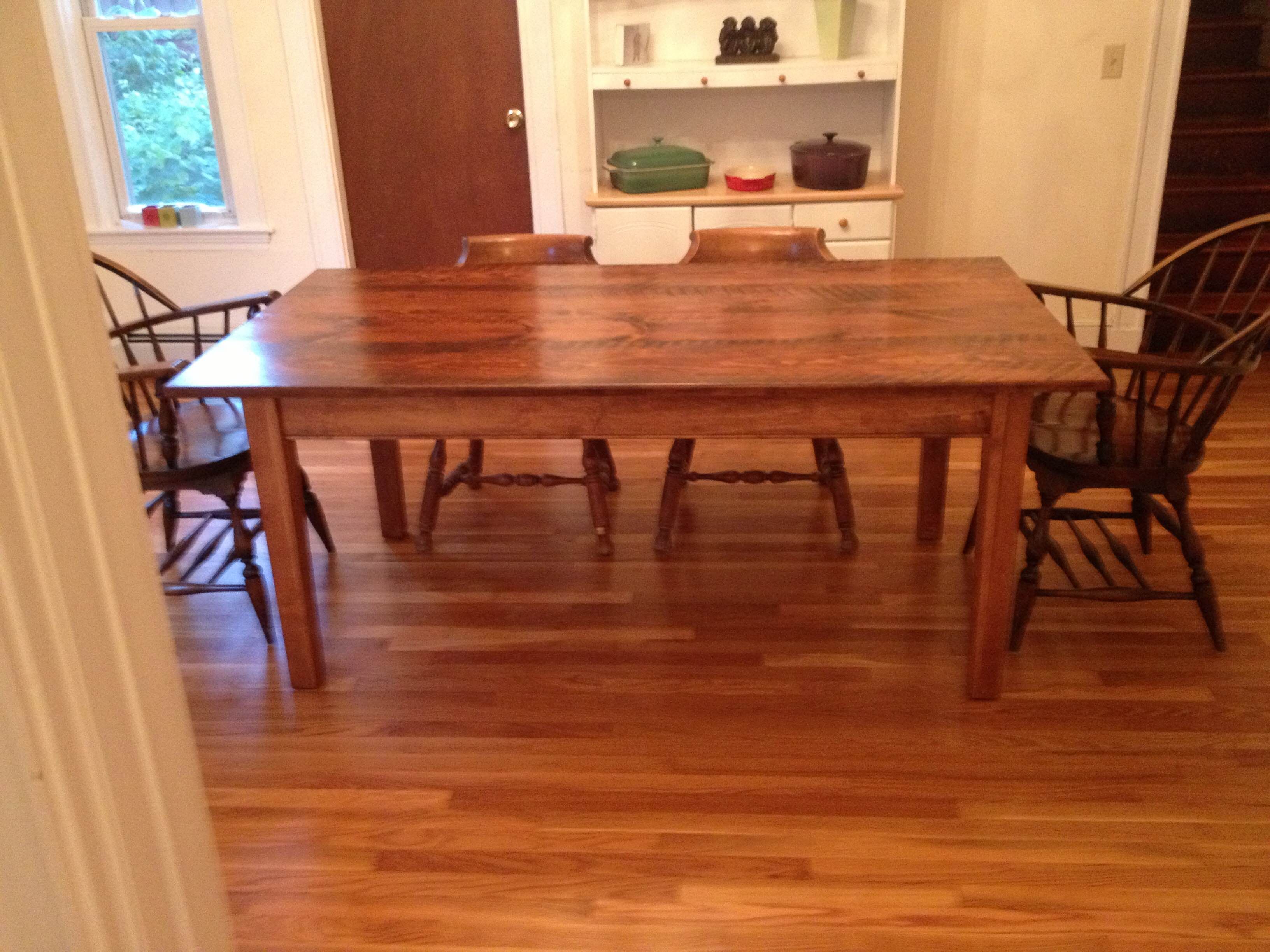 Handmade Harvest Table 72 by David S Edgerly Customer Furniture ...