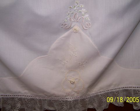 Custom Made Blessing Gown In White And Pink