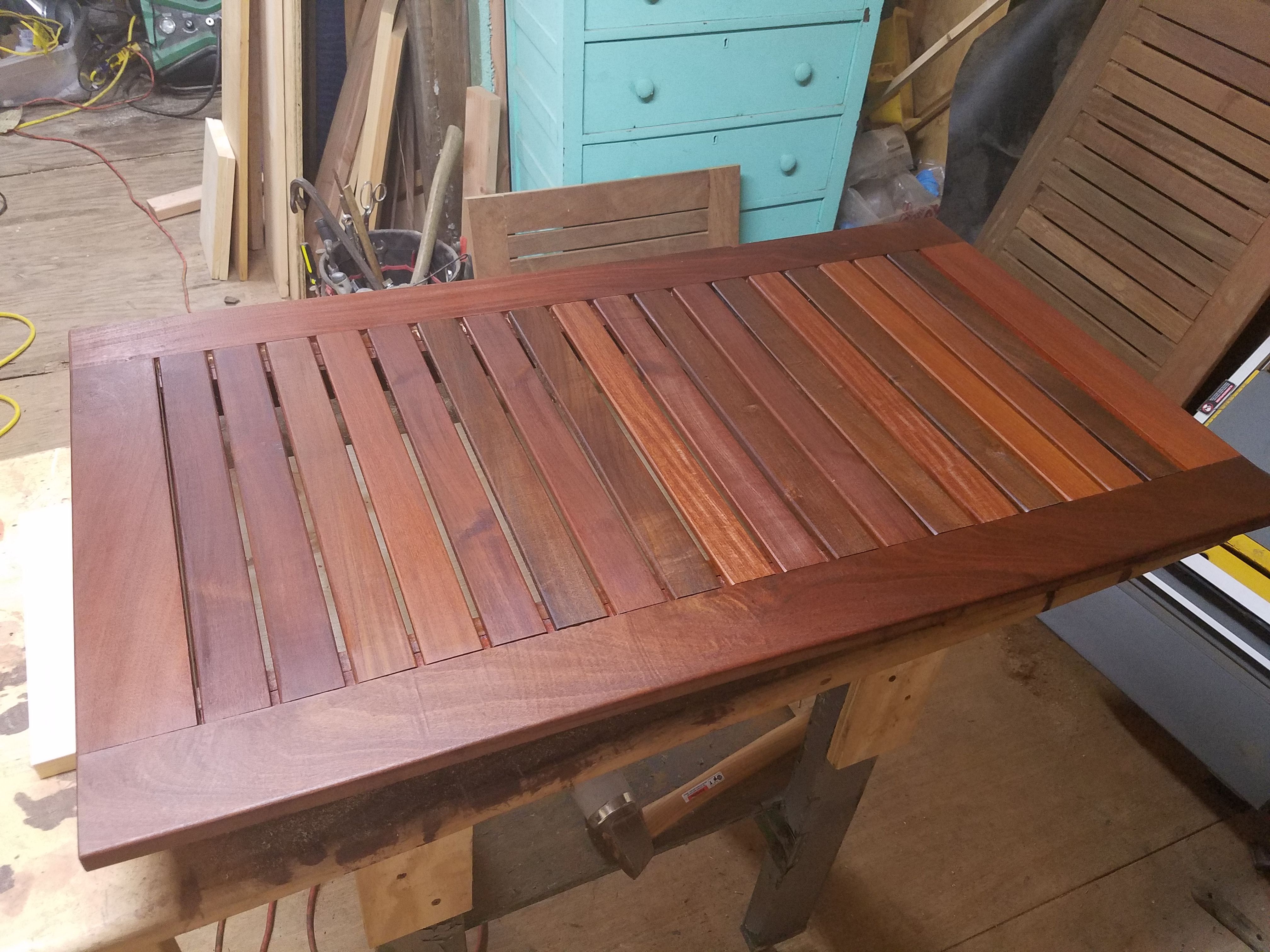 hand crafted ipe outdoor tablesfamily sawmill restorations and
