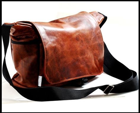 Custom Made Leather Camera Bag - Doctors Bag Carryall - Extra Large