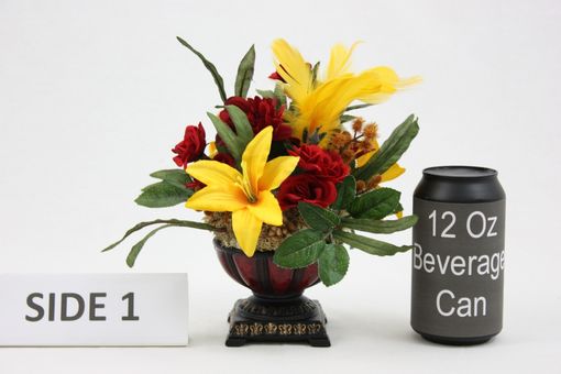 Custom Made Silk Flower Arrangement, Bathroom Vanity Decor, Coffee Table Centerpiece, Shelf Accent, Home Decor