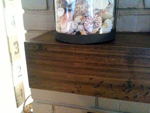 Custom Made Custom Wood Mantel Shelf