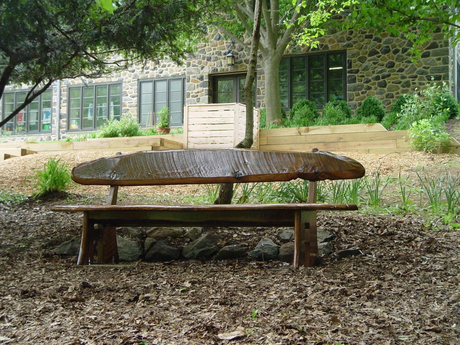 Custom Made Live Edge Bench by om Furniture