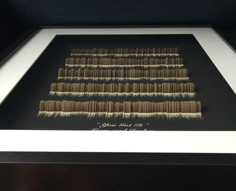 Custom Made Song Lyrics 3d Sound Wave Art; Wedding Song Display; Personalized Anniversary Gift
