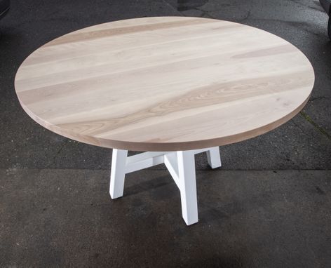 Custom Made Junction Table With Round Birch