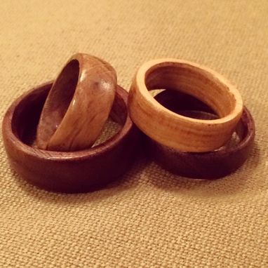 Custom Made Wood Rings
