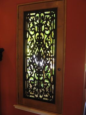Custom Made Wooden -Imitation Iron- Window Grate