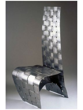 Custom Made Woven Steel Chair