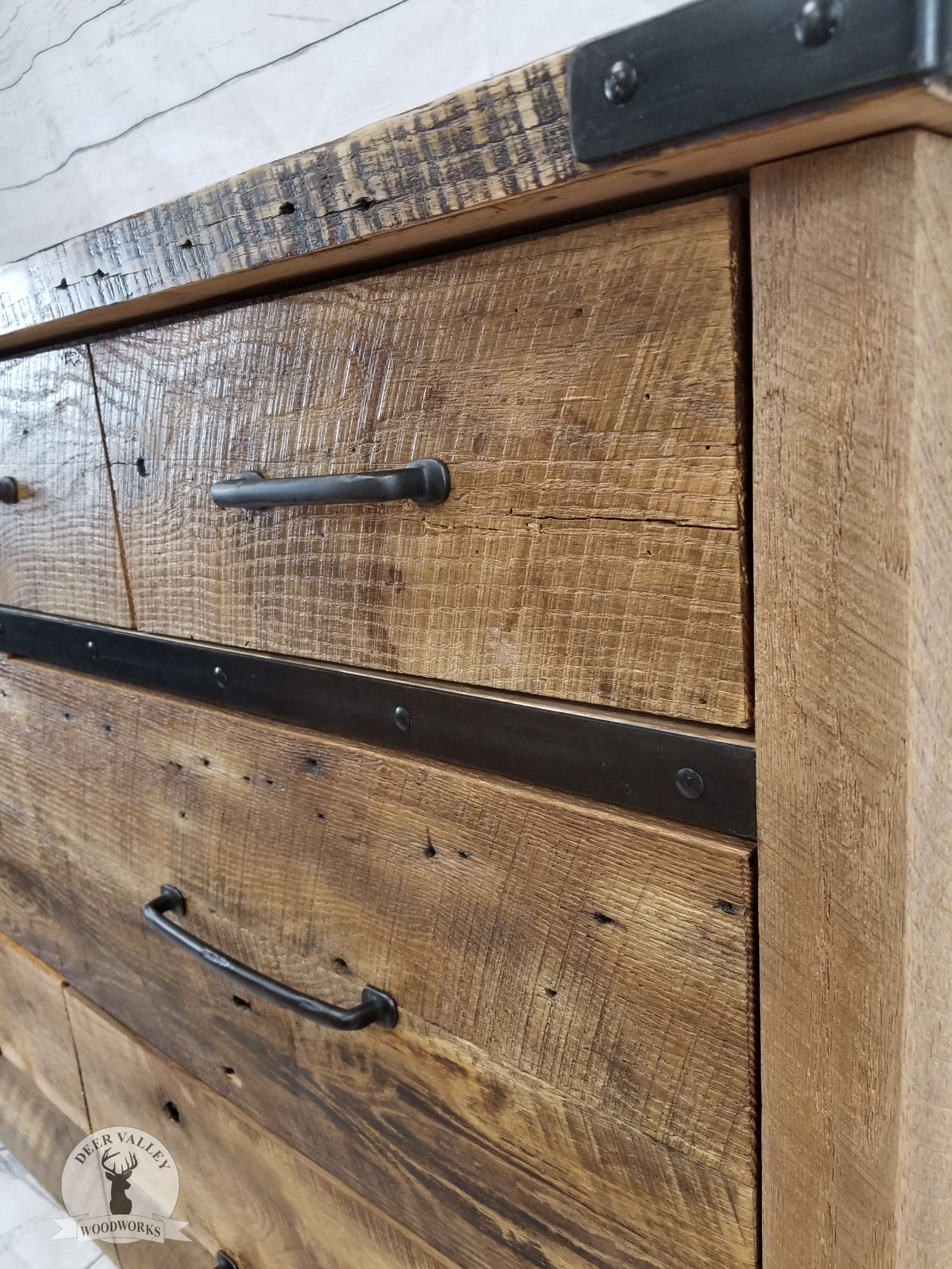 Buy Hand Crafted Reclaimed Barnwood Dresser, Reclaimed Wood Dresser, Dresser, made to order from