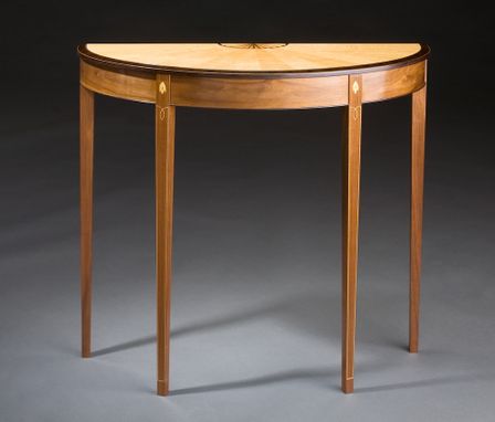Custom Made Demilune Table