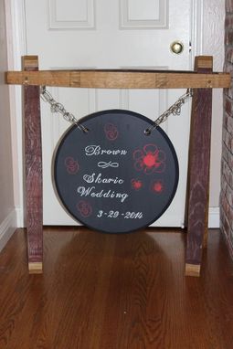 Custom Made Wine Barrel Stave Sign