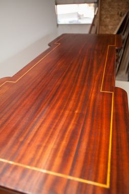 Custom Made Neo-Classical Mahogany Desk