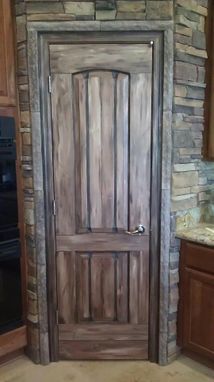 Custom Made Pantry Door Mural