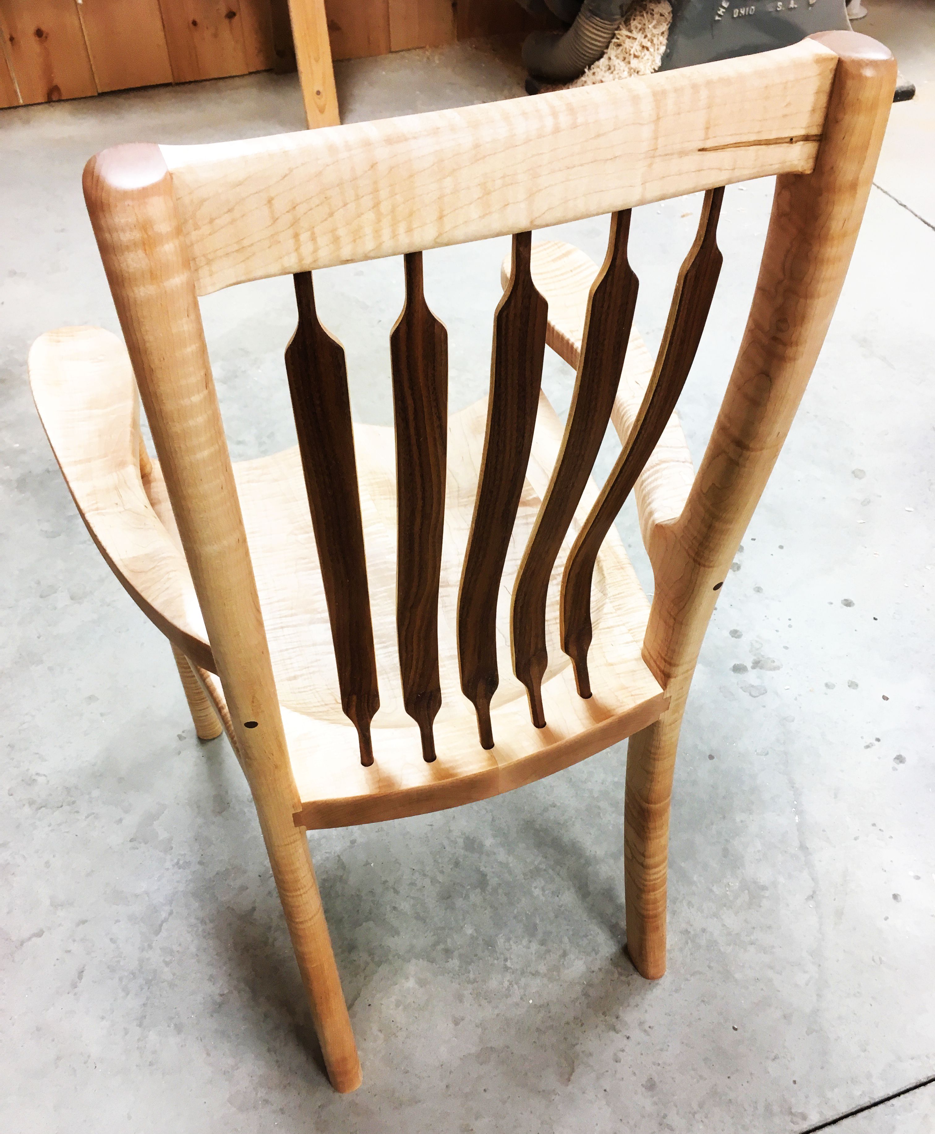 Hand Made Custom Dining Chairs by Kit Clark Furniture