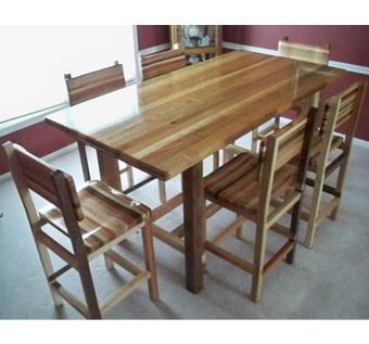 Custom Pub Table And 6 Chairs by Engineered Wood Products, Inc ... Custom Pub Table And 6 Chairs by Engineered Wood Products, Inc ...
