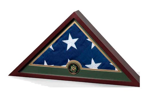 Custom Made Military Frame Military Flag Display Case