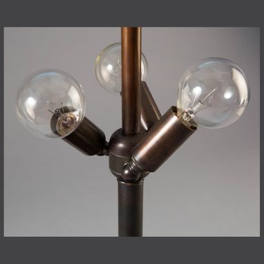 Custom Made Amber Mushroom Lamp