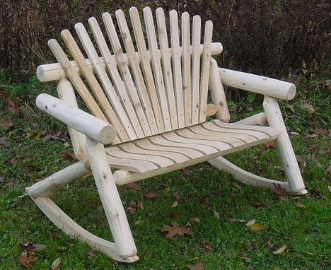 Hand Made Outdoor Cedar Log Furniture by Briar Hill Rustic 