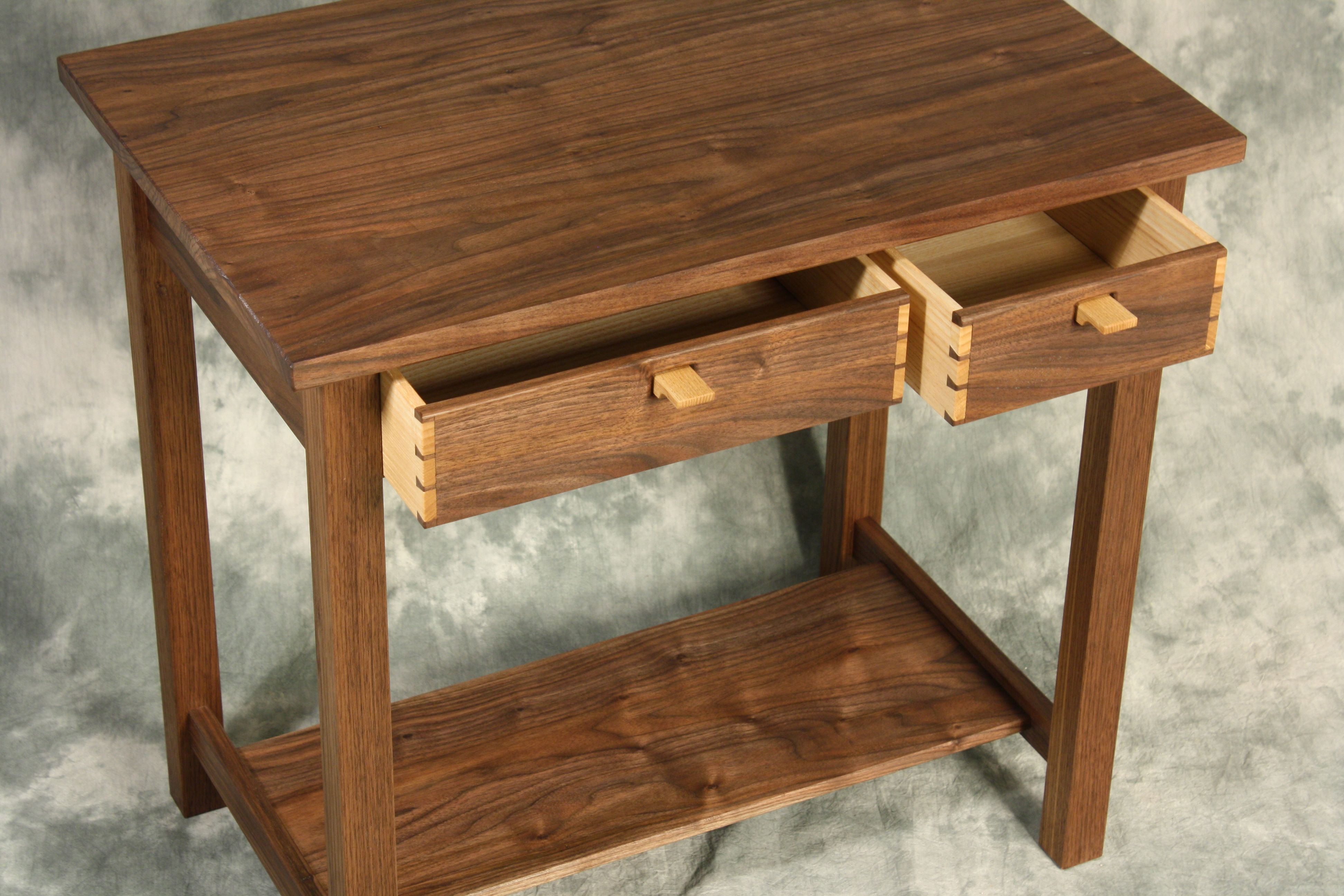 Custom Modern Arts And Crafts End Table by Warnock Woodwork
