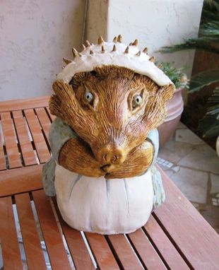 Custom Made Sculpted Ceramic Animals - Hedgehog