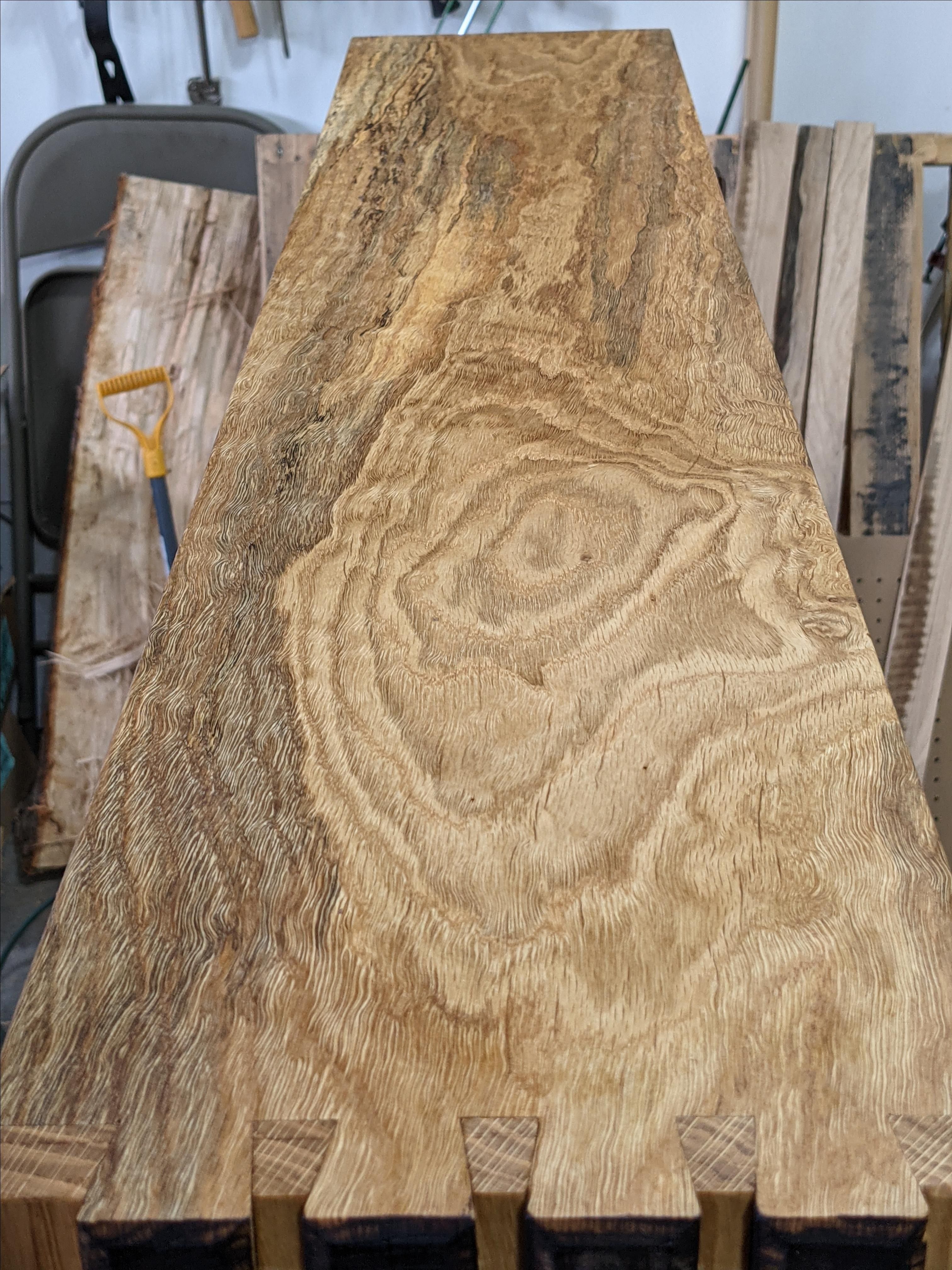 Custom Made Oak And Walnut Bookshelf by Just Making Stuff Woodworking